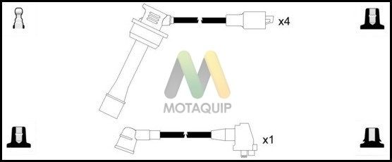MOTAQUIP Комплект проводов зажигания LDRL1054
