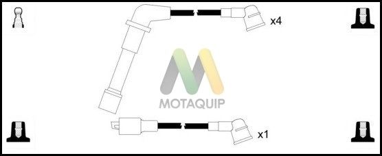 MOTAQUIP uždegimo laido komplektas LDRL1057