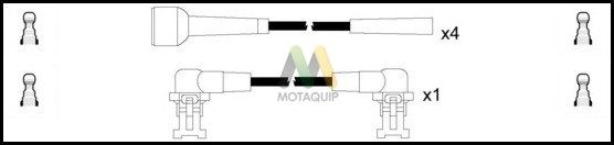 MOTAQUIP Комплект проводов зажигания LDRL1079