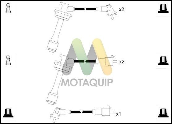 MOTAQUIP Комплект проводов зажигания LDRL1084