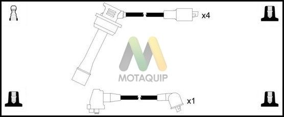 MOTAQUIP uždegimo laido komplektas LDRL1106