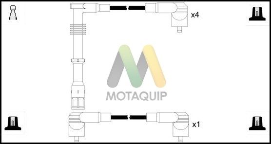 MOTAQUIP uždegimo laido komplektas LDRL1113