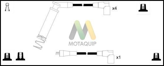 MOTAQUIP Комплект проводов зажигания LDRL1126