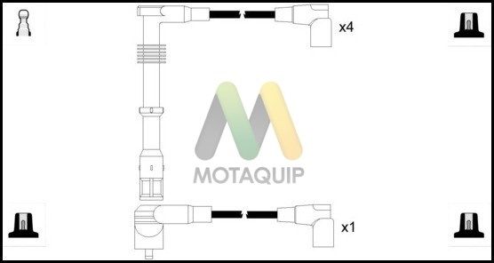 MOTAQUIP Комплект проводов зажигания LDRL1131