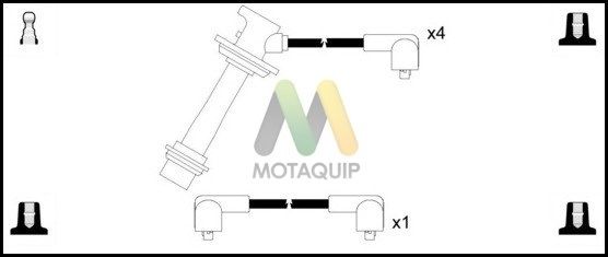 MOTAQUIP Комплект проводов зажигания LDRL1229