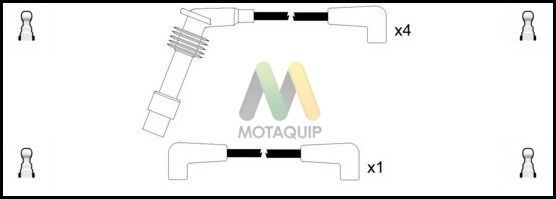 MOTAQUIP Комплект проводов зажигания LDRL1259
