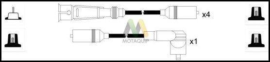 MOTAQUIP Комплект проводов зажигания LDRL1284