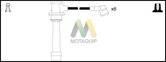 MOTAQUIP Комплект проводов зажигания LDRL1301