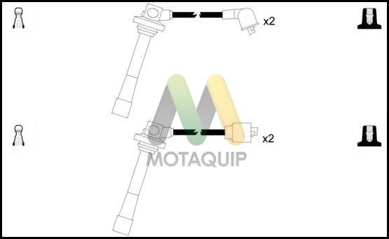 MOTAQUIP Комплект проводов зажигания LDRL1380