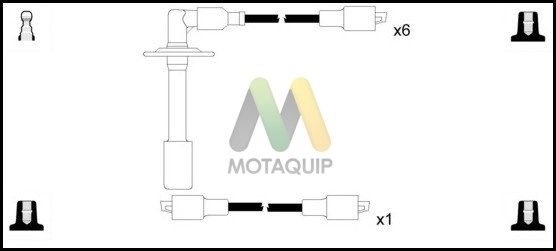 MOTAQUIP Комплект проводов зажигания LDRL1431