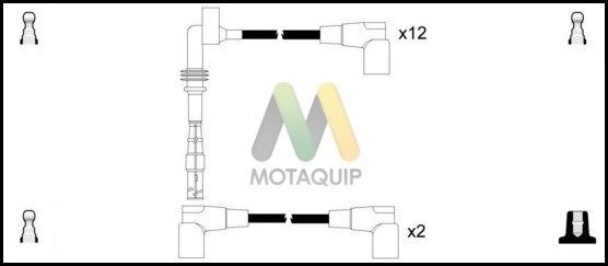 MOTAQUIP uždegimo laido komplektas LDRL1432