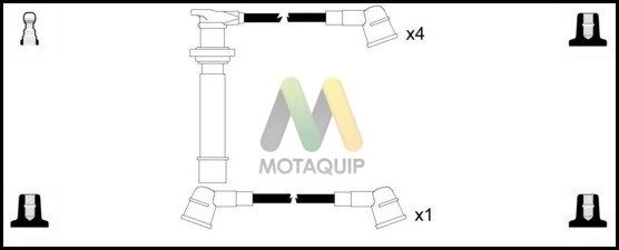 MOTAQUIP Комплект проводов зажигания LDRL1436