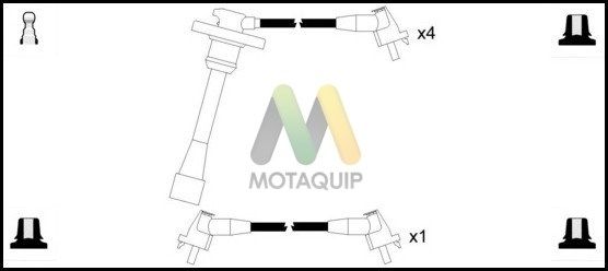 MOTAQUIP Комплект проводов зажигания LDRL1437