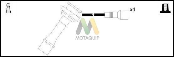MOTAQUIP Комплект проводов зажигания LDRL1456