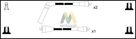 MOTAQUIP Комплект проводов зажигания LDRL1571