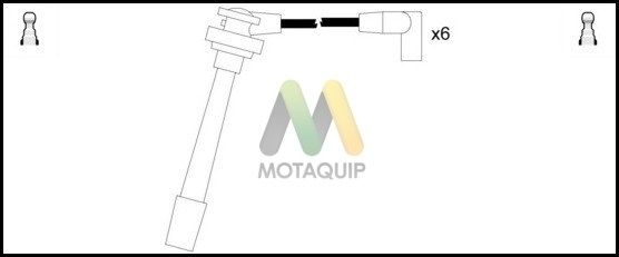 MOTAQUIP Комплект проводов зажигания LDRL1627