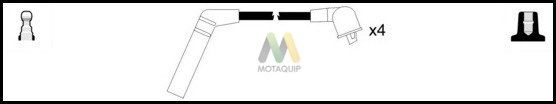 MOTAQUIP Комплект проводов зажигания LDRL1685