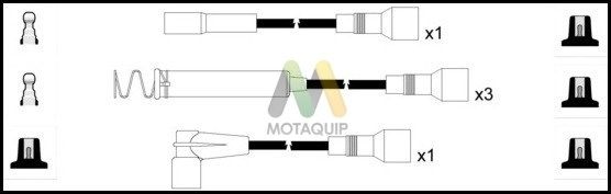 MOTAQUIP Комплект проводов зажигания LDRL1689