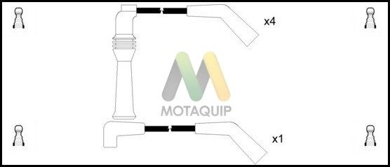 MOTAQUIP Комплект проводов зажигания LDRL1703