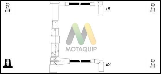MOTAQUIP uždegimo laido komplektas LDRL1711