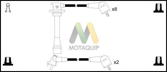MOTAQUIP Комплект проводов зажигания LDRL1733