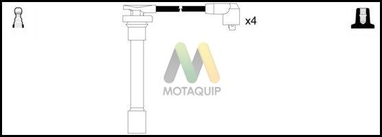 MOTAQUIP Комплект проводов зажигания LDRL1755