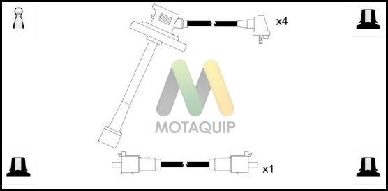 MOTAQUIP Комплект проводов зажигания LDRL1763
