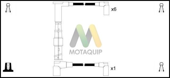 MOTAQUIP Комплект проводов зажигания LDRL1777