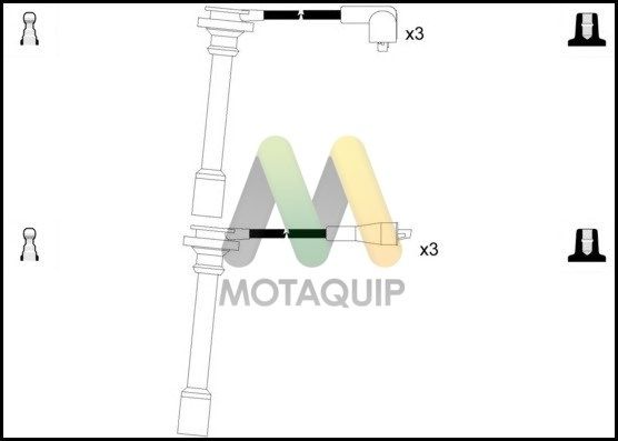 MOTAQUIP Комплект проводов зажигания LDRL1791