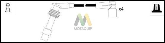 MOTAQUIP Комплект проводов зажигания LDRL1825