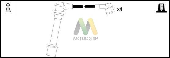 MOTAQUIP Комплект проводов зажигания LDRL184