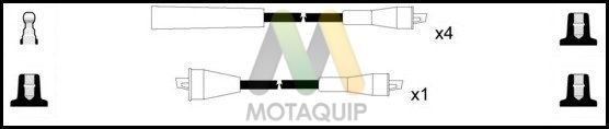 MOTAQUIP Комплект проводов зажигания LDRL1857