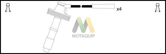 MOTAQUIP Комплект проводов зажигания LDRL496