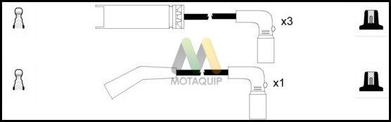 MOTAQUIP Комплект проводов зажигания LDRL648