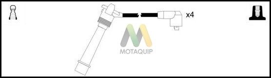MOTAQUIP Комплект проводов зажигания LDRL692