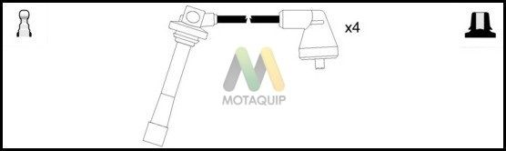 MOTAQUIP Комплект проводов зажигания LDRL845