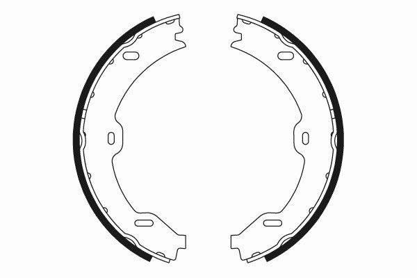 MOTAQUIP Комплект тормозных колодок, стояночная тормозная с LVBS804