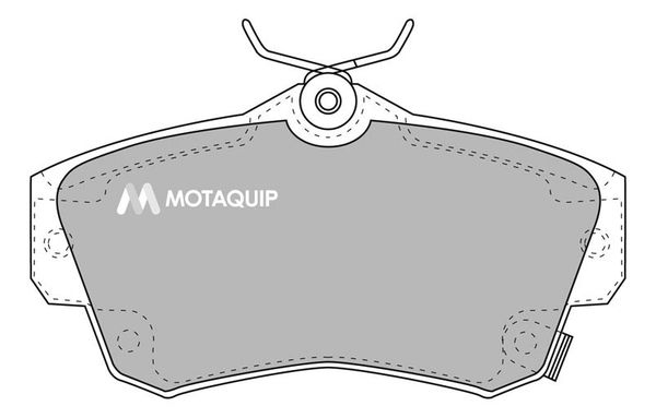 MOTAQUIP stabdžių trinkelių rinkinys, diskinis stabdys LVXL1019