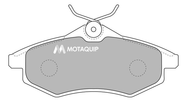MOTAQUIP stabdžių trinkelių rinkinys, diskinis stabdys LVXL1032