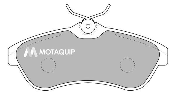 MOTAQUIP stabdžių trinkelių rinkinys, diskinis stabdys LVXL1033