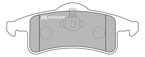 MOTAQUIP stabdžių trinkelių rinkinys, diskinis stabdys LVXL1051