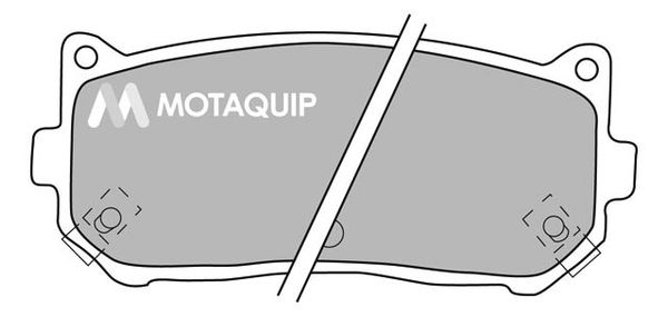 MOTAQUIP stabdžių trinkelių rinkinys, diskinis stabdys LVXL1053