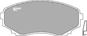 MOTAQUIP Комплект тормозных колодок, дисковый тормоз LVXL1069