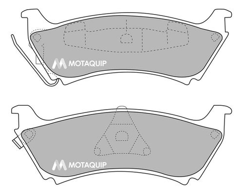 MOTAQUIP Комплект тормозных колодок, дисковый тормоз LVXL1075