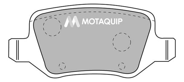 MOTAQUIP stabdžių trinkelių rinkinys, diskinis stabdys LVXL1077