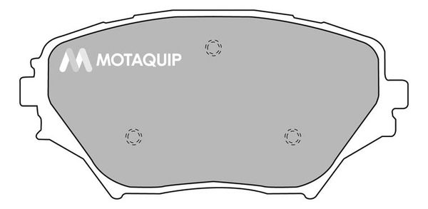 MOTAQUIP stabdžių trinkelių rinkinys, diskinis stabdys LVXL1109