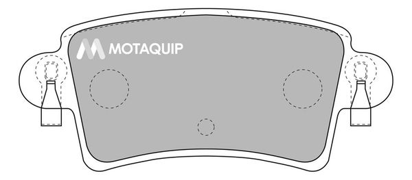 MOTAQUIP stabdžių trinkelių rinkinys, diskinis stabdys LVXL1121