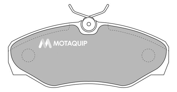 MOTAQUIP stabdžių trinkelių rinkinys, diskinis stabdys LVXL1122