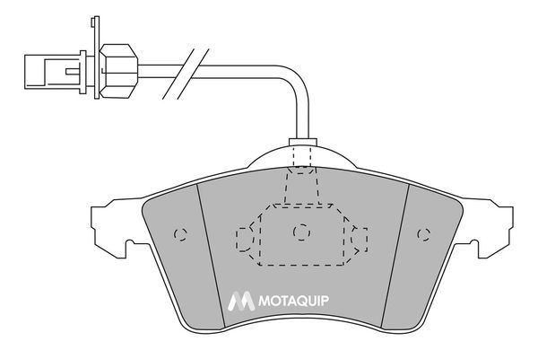MOTAQUIP Комплект тормозных колодок, дисковый тормоз LVXL1129