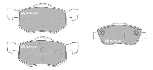 MOTAQUIP Комплект тормозных колодок, дисковый тормоз LVXL1148